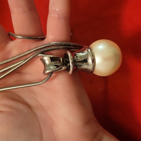 Vintage Givenchy necklace big pearls - Picture 1 of 8